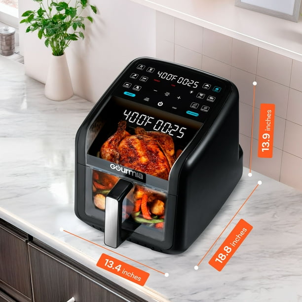 Gourmia Panorama 7-QT Digital Air Fryer w/ Panoramic View