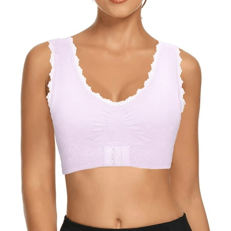 

gvdentm Bra Women s Pure Comfort Light Support Pullover Wireless T-Shirt Bra with Moisture-Wicking B M