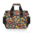 thumbnail image 7 of FORMRS Insulated Cooler Bag 24 Cans Capacity Soft Leakproof Lunch Box with Side Pockets, Vibrant Flowers, 7 of 7
