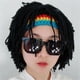 thumbnail image 5 of B Wig Beanie Men'S Caps Hip Hop Cap Handmade Crochet Winter Warm Hat Gorro Halloween Xmas Birthday Gifts Funny Party Wig, 5 of 5