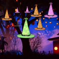 thumbnail image 2 of Cadena De Halloween 315 Pulgadas 56 Led Sombreros De Bruja Luz De Cadena 8 Modos Decoraciones De Cadena De Luz Decoración De Luz De Halloween Para Árbol Patio Jardín Fiesta En El Jardín seitruly HA045730-02, 2 of 6