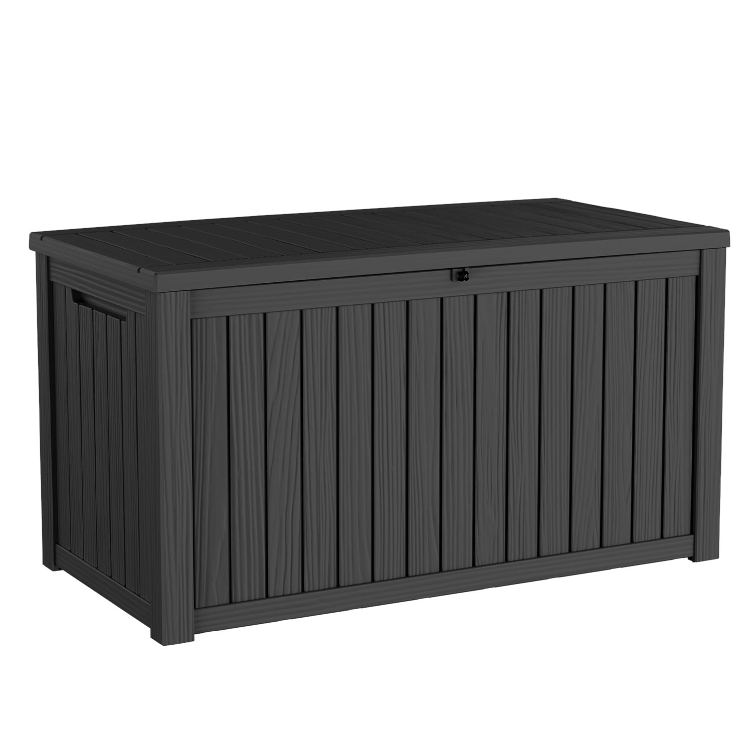 MAYEERTY 180 Gallon Outdoor Deck Box, Large Capacity Storage Box for Patio Furniture Cushions, Pillow Outdoor Indoor, Black