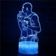 thumbnail image 1 of Luz nocturna 3D LED Illus Anime de la estrella del baloncesto Kobe Bryant, 1 of 1