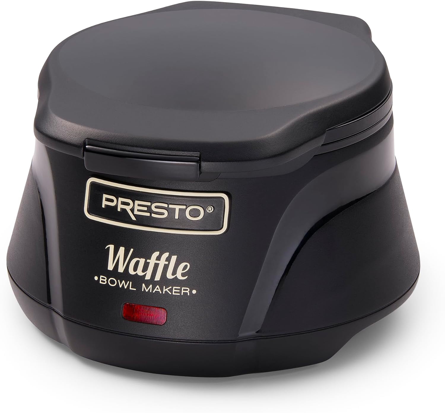 Presto Belgian Waffle Bowl Maker,Black, 9.3 x 8.25 x 5.25 inches