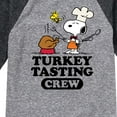 thumbnail image 3 of Peanuts - Turkey Tasting Crew - Toddler And Youth Raglan Graphic T-Shirt, 3 of 5