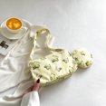 thumbnail image 4 of Bolsa De Hombro Bolso de mujer con estampado de mariposas, moda informal, bolsos para axilas para mujer (amarillo) Sywqhk Para Estrenar, 4 of 8
