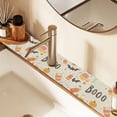 thumbnail image 2 of Yayeee Faucet Mat for Kitchen Sink 30" Diatomite Long Splash Guard Pad, Halloween Cute Pumpkins, 2 of 7