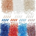 thumbnail image 6 of 3000Pcs 10 Colors Bugle Beads Bulk 6-7mm Tube Glass Seed Bead Small Craft Loose Spacer Bead Mini Long Tube Bracelets Beads, 6 of 9