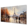 thumbnail image 2 of Designart "In 1920S French Paris painting II" Cityscapes Metal Wall Décor Set, 2 of 5