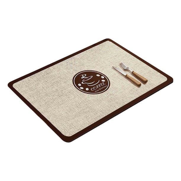 Fiudx Ofertas relámpago Almohadilla absorbente para lavar café Almohadilla para grifo de baño Almohadilla para lavar Almohadilla engrosada para la parte inferior