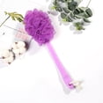 thumbnail image 2 of Long Handle Bath Sponge Netted Brush Hanging Shower Loofah Brush Back Cleaning Soft Scrubber, 2 of 8