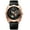 rose black, variant on Men Skeleton Japanese Automatic Self-Winding Mechanical Movement 82s7 Luminous Stainless Steel Leather Wrist Watch Sapphire Crystal Waterproof Multifunctional Dial Clock