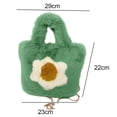 thumbnail image 2 of Mochila de peluche, bolso esponjoso, bolso suave para niños, regalo para niñas y mujeres, 2 of 5