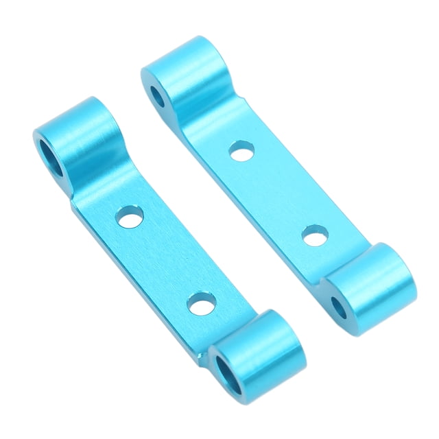 Brazos superiores delanteros de aluminio brillar para Tamiya TT01 RC montaje trasero