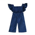thumbnail image 1 of MesaSe Baby Girl Backless Bib Pants Romper Outfit Clothes, 1 of 4