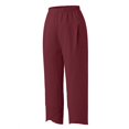 thumbnail image 5 of WENWU Women'S Pants Women'S Casual Pants Red Work Pants Women Workout Pants Women Loose Fit Cargo Pants Women High Waisted Summer Clothes for Women, 5 of 6