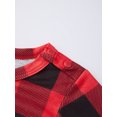 thumbnail image 5 of Christmas Family Pajamas Matching Set Plaid Pattern Holiday Sleepwear Set with Dog Shirt, 5 of 7