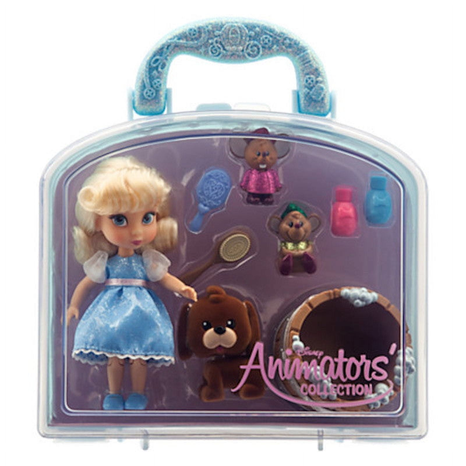 disney parks cinderella animator mini doll set 5 with accessories new with  case
