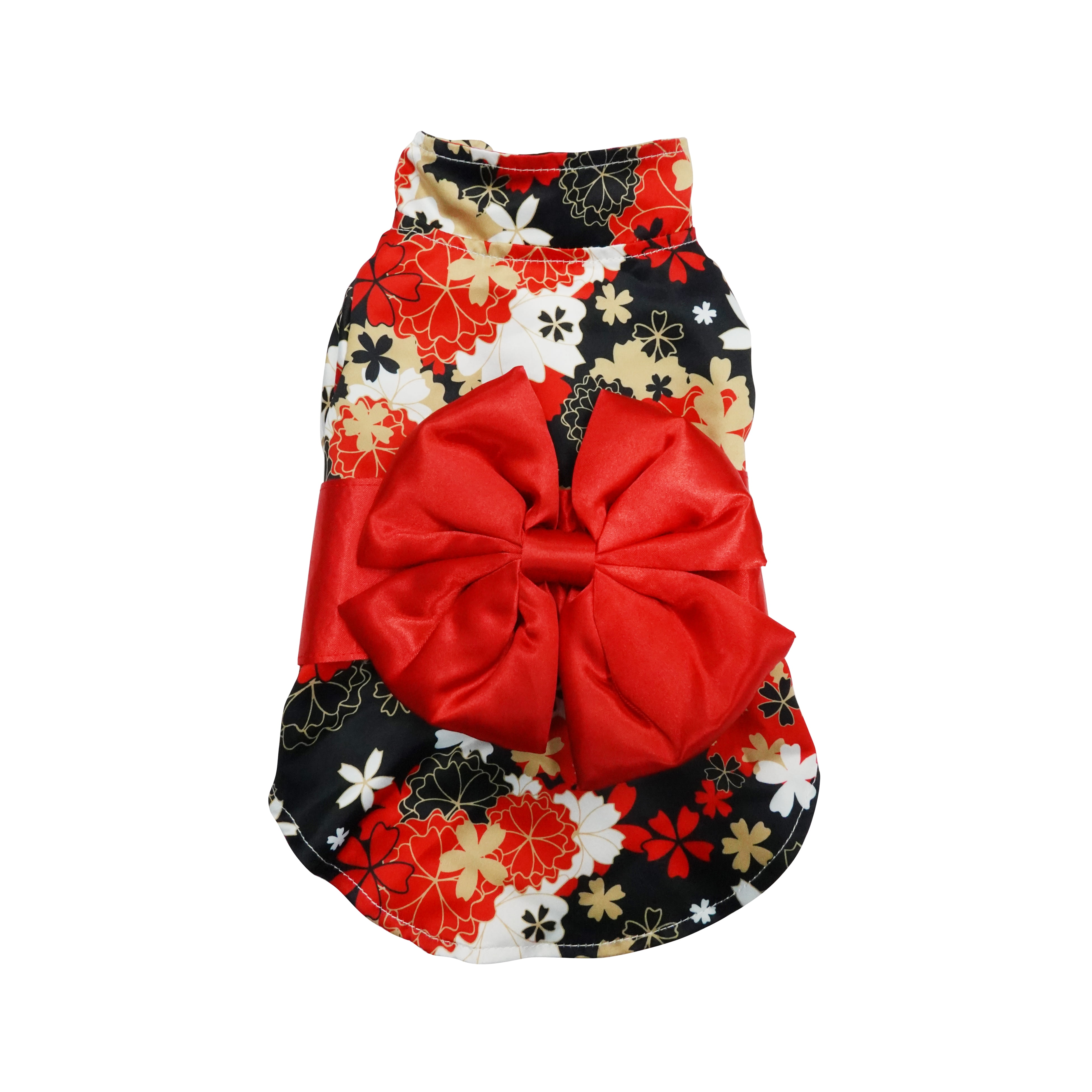 Best Furry Friends Costume for Dogs or Cats, Red Kimono, X-Small