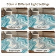 thumbnail image 7 of ODIKA Pvc Abstract Bottom Composition Boho Inspired Splicing Furnishing for Great Room, Indoor Open Concept, Large Living Low Profile Flatwoven, 7 of 7
