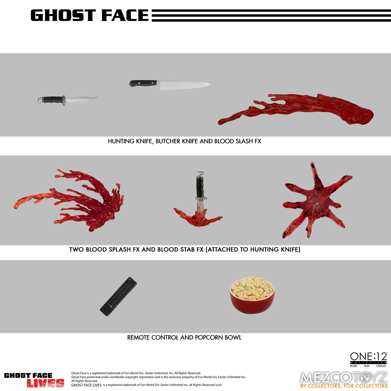 Scream Ghost Face Lives Action Figure One:12 Mezco Toys