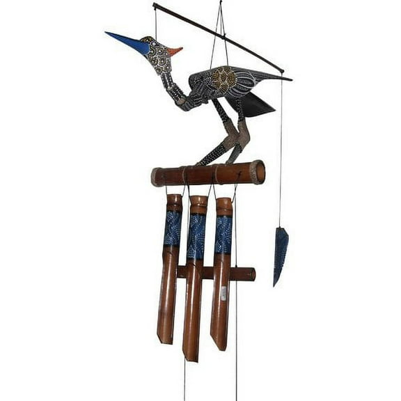 Cohasset Gifts & Garden Aurora Bobbing Head Bamboo Wind Chime