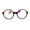 black, variant on Unique Diamond Cut Kaleidoscope Party Glasses Peach