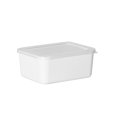 thumbnail image 1 of Yuarrent Contenedores de almacenamiento de alimentos apilables con tapa hermética: conservan la frescura y organizan la cocina blanca 1 pieza Type3 NO3, 1 of 6