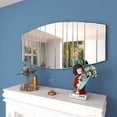 thumbnail image 3 of SHYFOY Large Mirror for Wall Decor Framless Irregular Wall Mirror Decorative for Living Room Entryway Mirror43"x21.5", 3 of 8