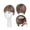 12P613, variant on Braided Headband With Hair Bang for Women Hair Extensions Synthetic Bangs Braided Wig