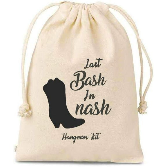 10pcs Last Bash in Nash Bags bachelorette party survival kit bags Hangover Kit ,Bachelorette Survival Kit ,Party Bag, Recovery Kit , Recovery Kit Bags, Bachelorette Party Decorations 10x12cm