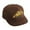 Coffee, variant on Kids Excavator Flat Brim Cap, Cotton Baseball Hat with Yellow Construction Truck Embroidery,2-8 Years