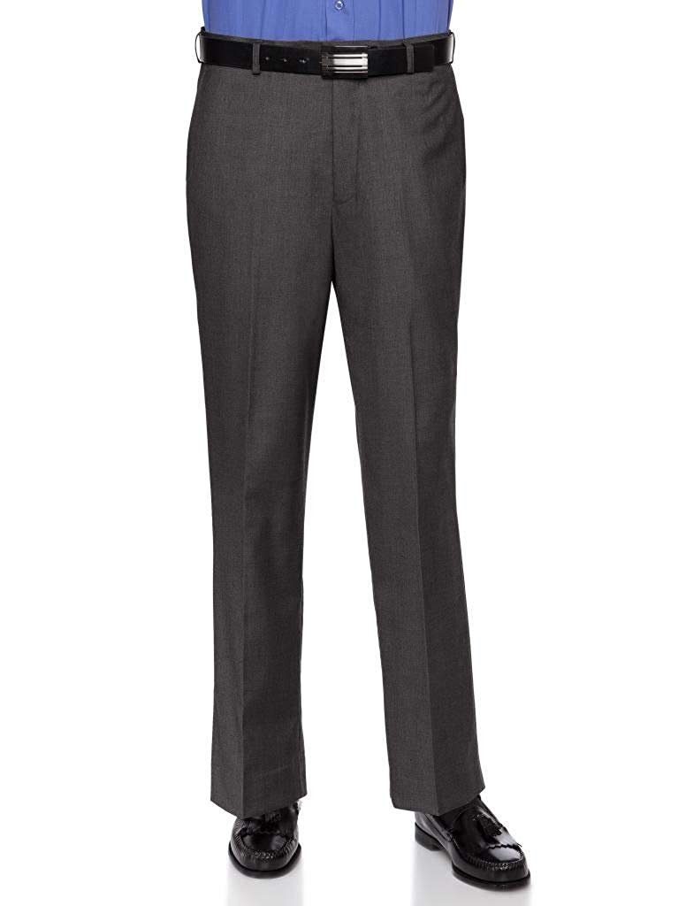 rgm mens slim fit dress pants flat 