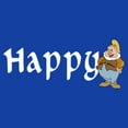 thumbnail image 2 of Men's Snow White and the Seven Dwarfs Happy Name  Graphic T-Shirt, 2 of 4
