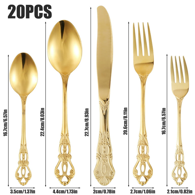 JET Cutlery Set 16-pieces PVD gold