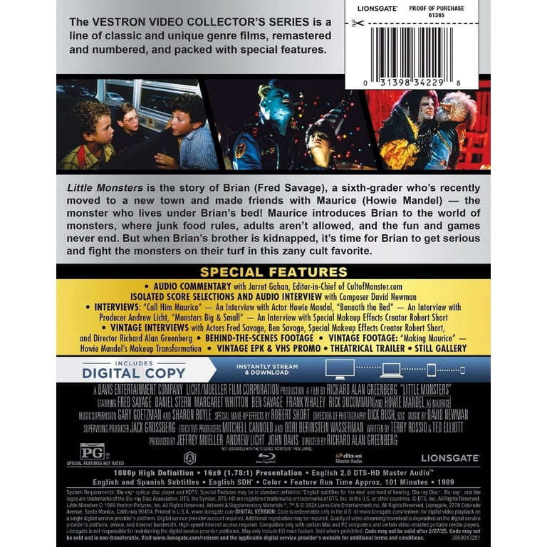Little Monsters (Blu-ray + Digital Copy) Steelbook