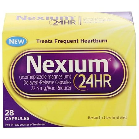 Nexium 24HR Easy Open Heartburn Relief Capsules