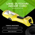 thumbnail image 4 of GearIT LED Work Light (20 feet) 1200 Lumen COB LED - 16 Gauge SJTW Indoor/Outdoor NEMA 5-15R Extension Cord - Handheld, Rotating Hanger, Magnetic Base for Auto Mechanic and Construction - 20ft, 4 of 8