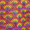 Purple Rainbow Print, variant on Eastsport Unisex Mesh Bungee Backpack with Padded Shoulder Straps, Purple Rainbow Print