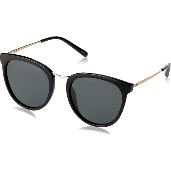 LOCAL SUPPLY ARENA POLARIZED SUNGLASSES BLACK TINT LENS BLACK MATTE FRAMES