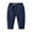 Navy, variant on Baby Boys Khaki Pants Solid Color Casual Loose Trousers With Pocket