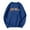 01_Blue, variant on Womens Sweatshirts Aunt Themed Embroidered Letter Print Sweatshirt Long Sleeve Crewneck Pullover Top for Casual Wear 02_Brown,S