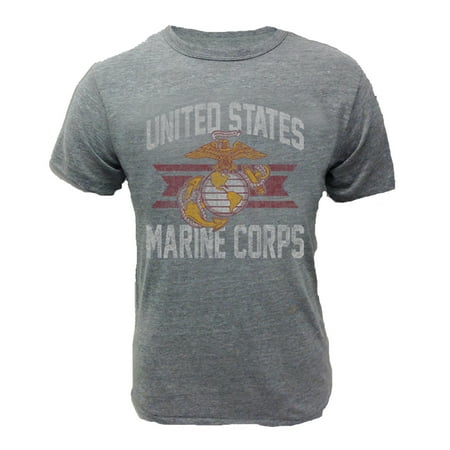 Marines Logo Shirt - United States Marine Corps Vintage Distressed Logo Joe Blow T-shirt