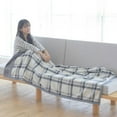 thumbnail image 4 of RXIRUCGD Home Decor Lady Multifunction Doublelayer Tartan Plaid Blanket Scarf Wrap Shawl Winter Warm, 4 of 6