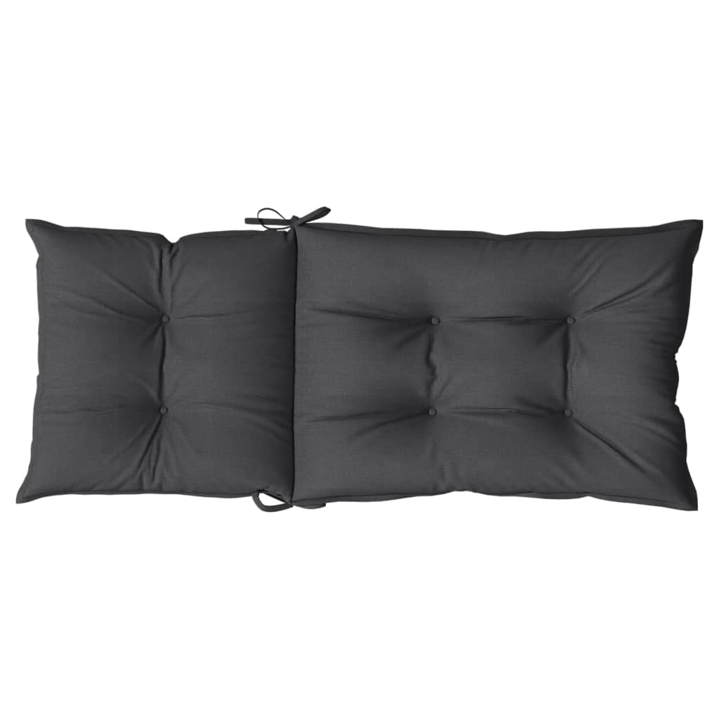 vidaXL Highback Chair Cushions Outdoor Seat Pad Garden Patio Furniture Fabric
