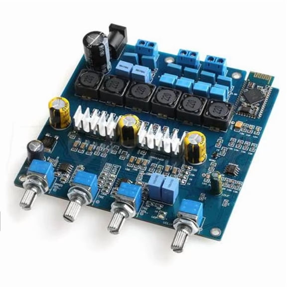 Amplifier Board TPA3116D2 2.1 Channel 50Wx2 100W Subwoofer Audio Amp Module for DIY Speakers Home Theater