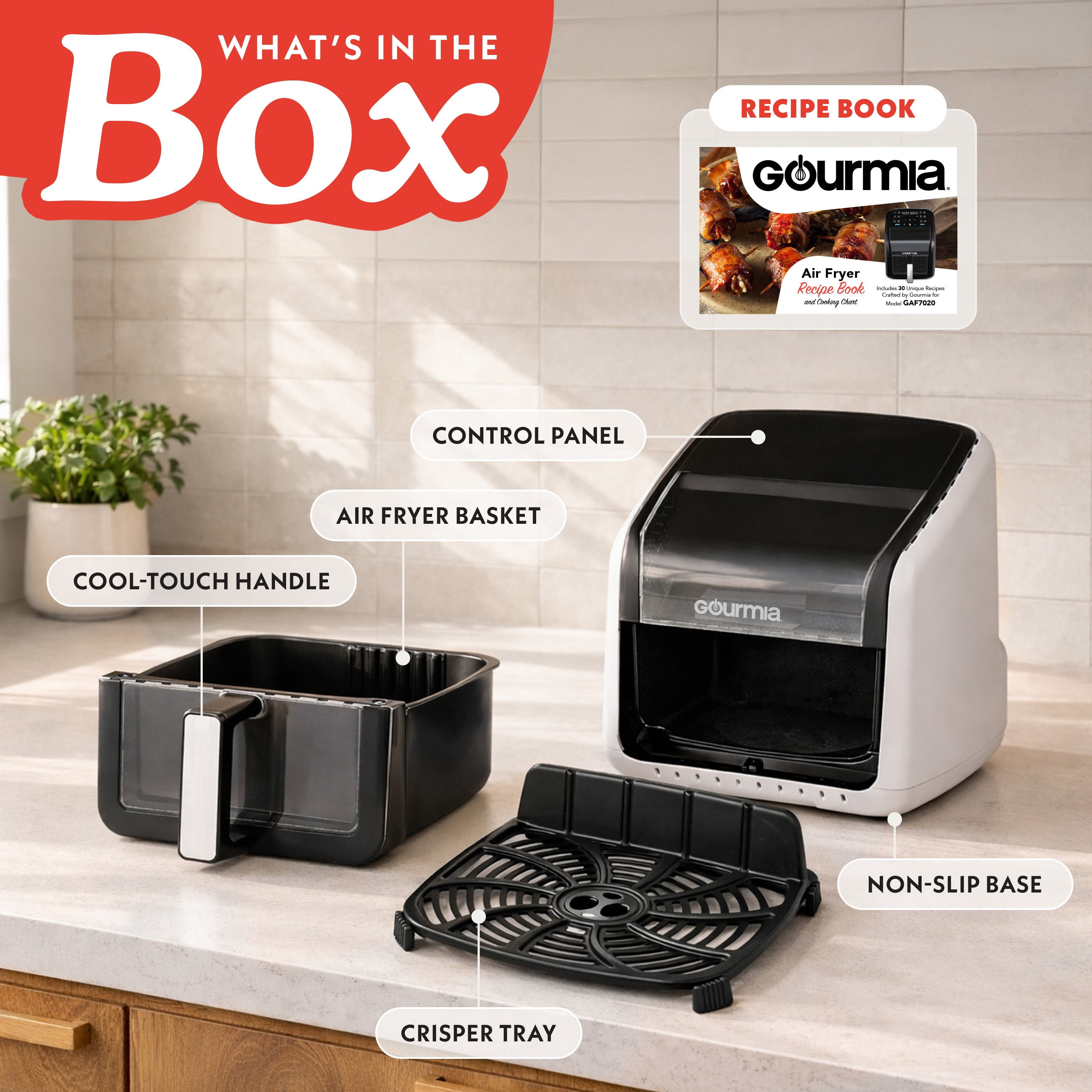Gourmia 7QT Air Fryer | Digital air fryers for ecommerce - Walmart