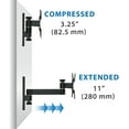 thumbnail image 5 of Mount-It! Monitor Wall Mount | Fits 17"-30" Computer Screens | Full Motion VESA 75 100 Compatible, 5 of 8