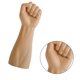 thumbnail image 5 of EeaseMX Jarrón de cerámica con forma de mano para decoración de escritorio (marrón claro), 5 of 7