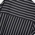 thumbnail image 4 of Cavosen Womens Short Sleeve Cardigans Long Black Summer Duster Cardigan Stripe Sweater Cover up Contrast Color Lightweight Open Front Outwear Beach Kimonos Flattering Resortwear M, 4 of 9